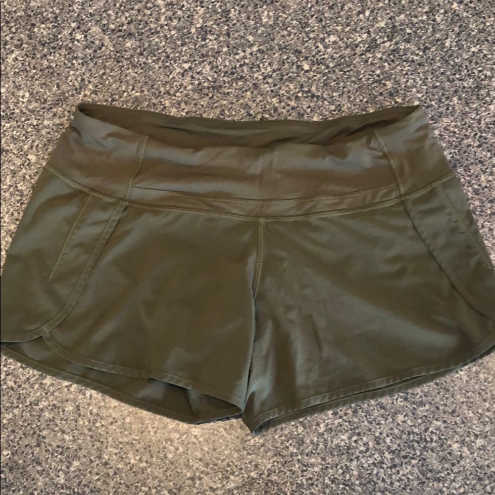 LULULEMON Army Green Shorts